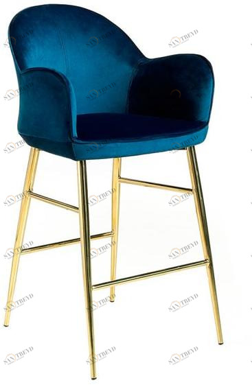 Angel Cerdá Бархатный барный стул с подлокотниками New chair 4084 a175 Angel Cerda