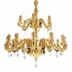 Золотая люстра «Bassano»