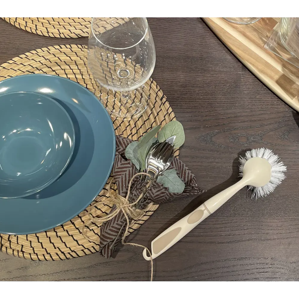 Щетка для посуды Spin&Clean Ballet цвет бежевый STLM-2057229 - Вид №1