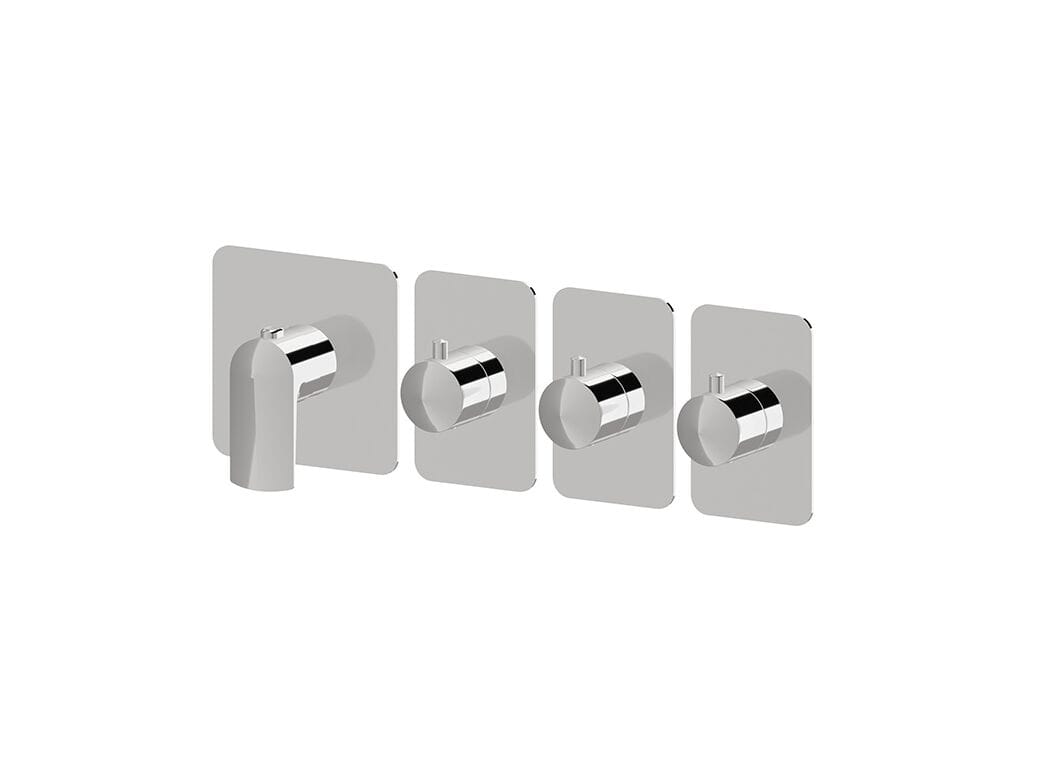 Термостатический смеситель для душа с 4 отверстиями Newform многофункциональные термостаты 3 выхода ARCH-00049774