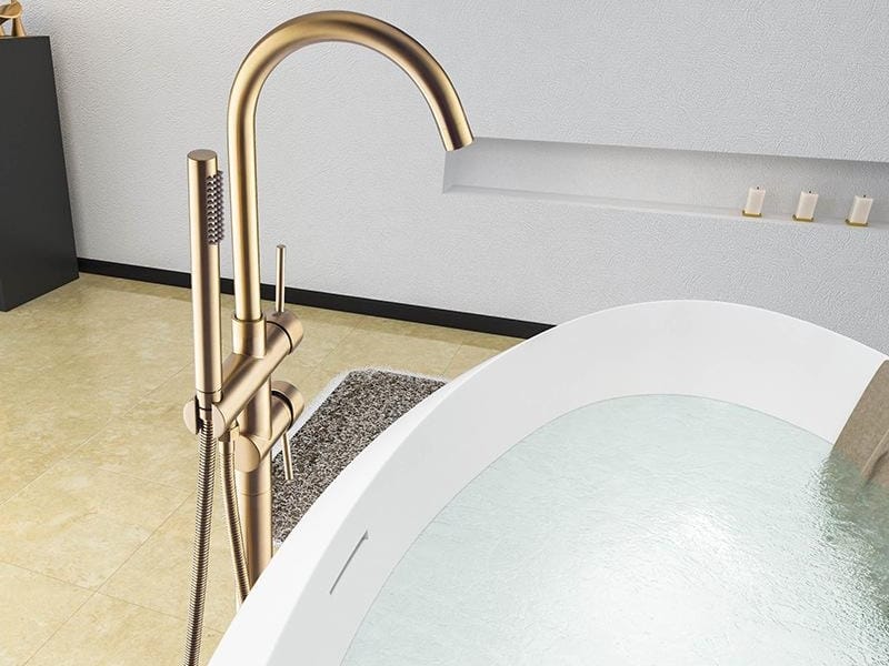 Латунный смеситель для ванны с раздельными розетками Fontana Showers FS1374 ARCH-00102485