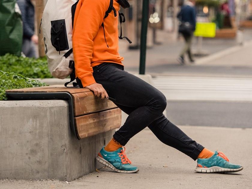 VESTRE Скамья из стали и дерева без спинки sun-id-1435326 - Вид №3