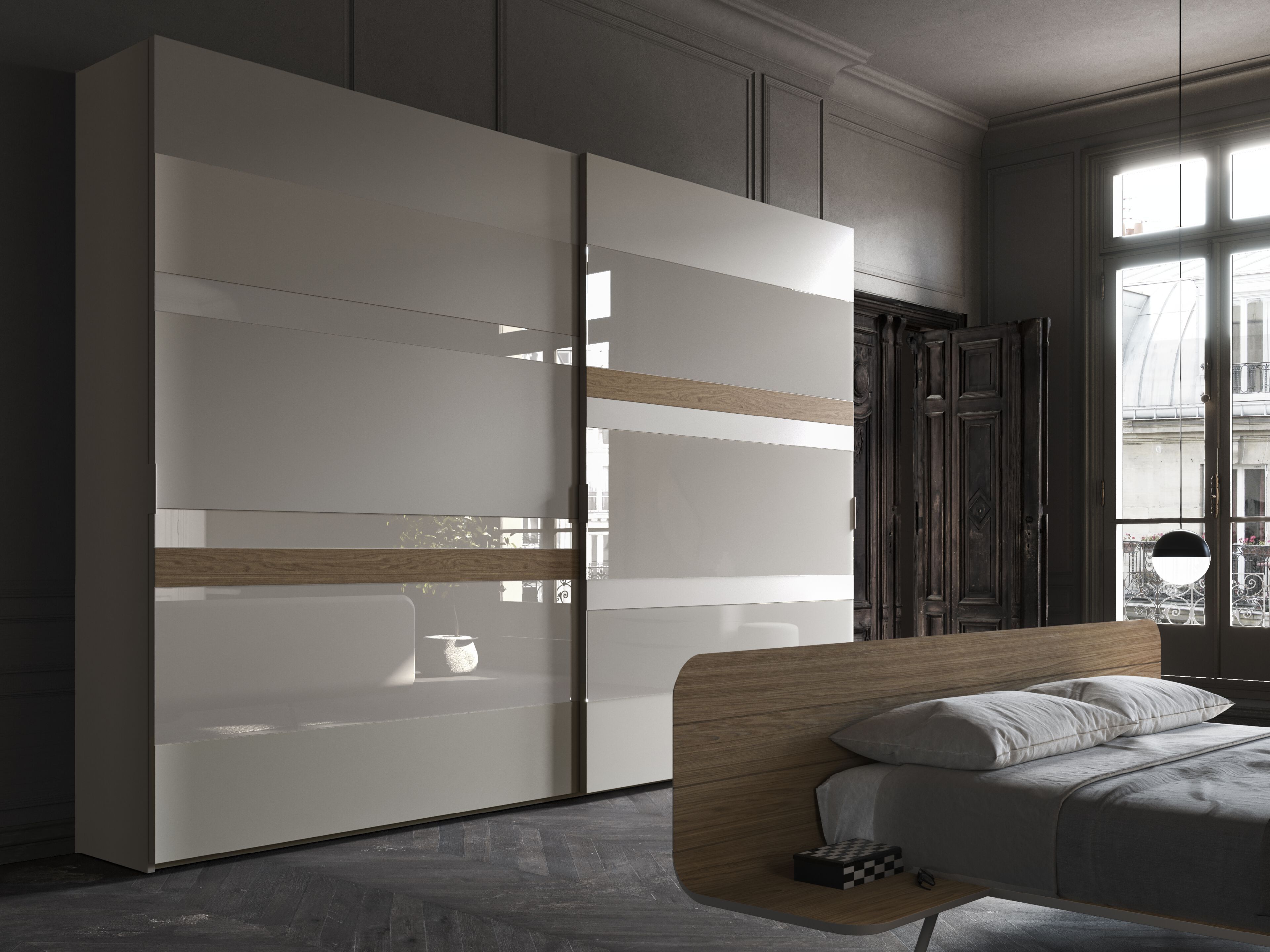 Деревянный шкаф с раздвижными дверями Voltan Prestige ARCH-00151058