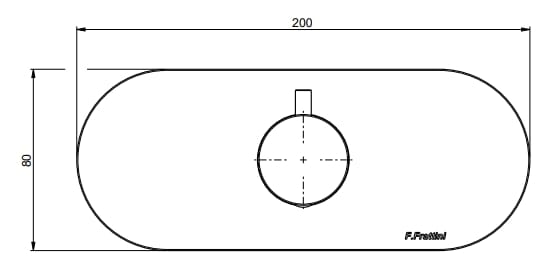 Встраиваемый смеситель для душа с пластиной Rubinetterie Frattini Pepe XL ARCH-00053384 - Вид №10