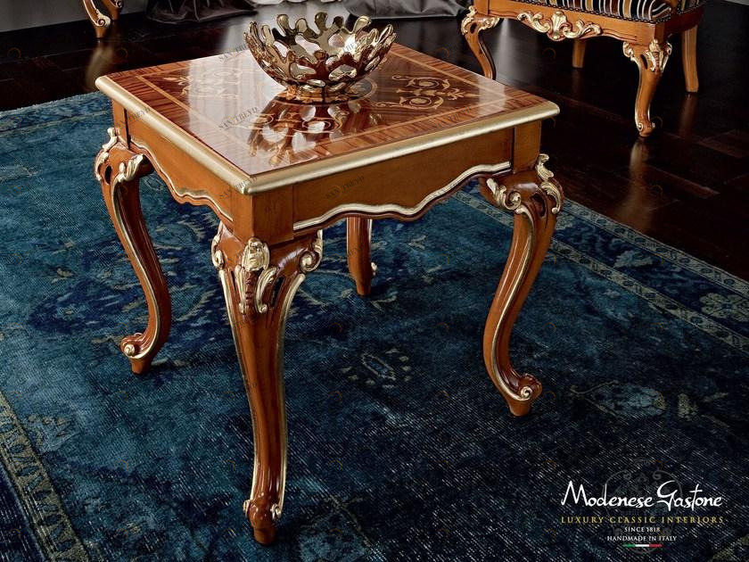 Modenese Gastone Квадратный журнальный столик из массива дерева Casanova sun-id-1420082