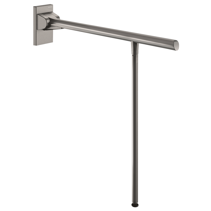 511962C Откидная опорная ручка Be-Line с подпоркой, антрацит, Д. 650 мм DELABIE 