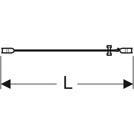 500.891.00.5 Распашная дверь IDO Showerama 10-0 Geberit  - Вид №2