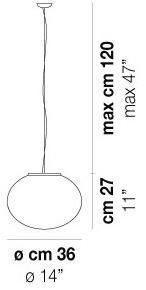 Vetreria Vistosi Подвесной светильник из дутого стекла Lucciola sun-id-1430926 - Вид №9