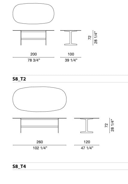 Овальный стол CAPPELLINI Simplon ARCH-00033039 - Вид №5