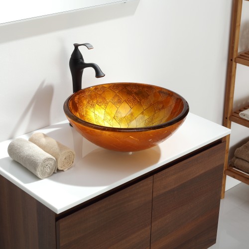 GV-691-19mm Накладная раковина на столешницу  прямоугольная Krausru  - Вид №4