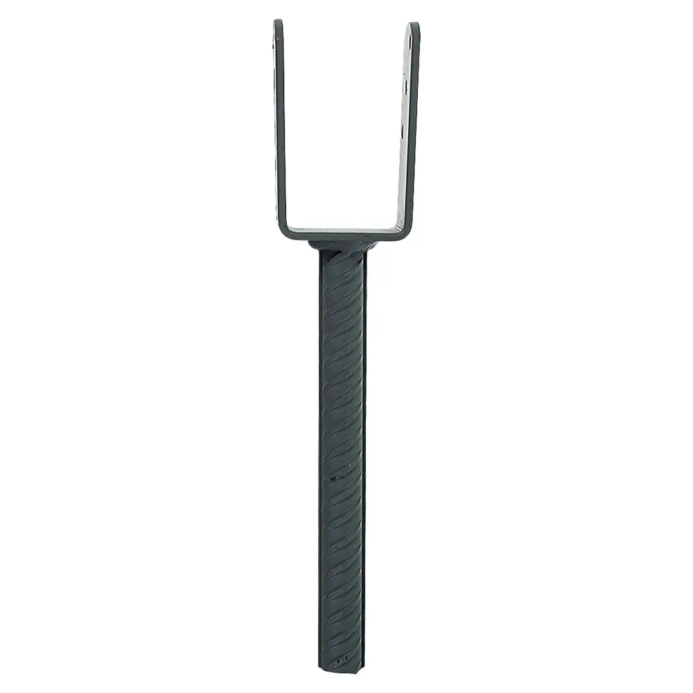 Основание колонны бруса на 200 мм 50х100 мм цвет серый ПЕТРОТЕХ STLM-2088140 - Вид №1