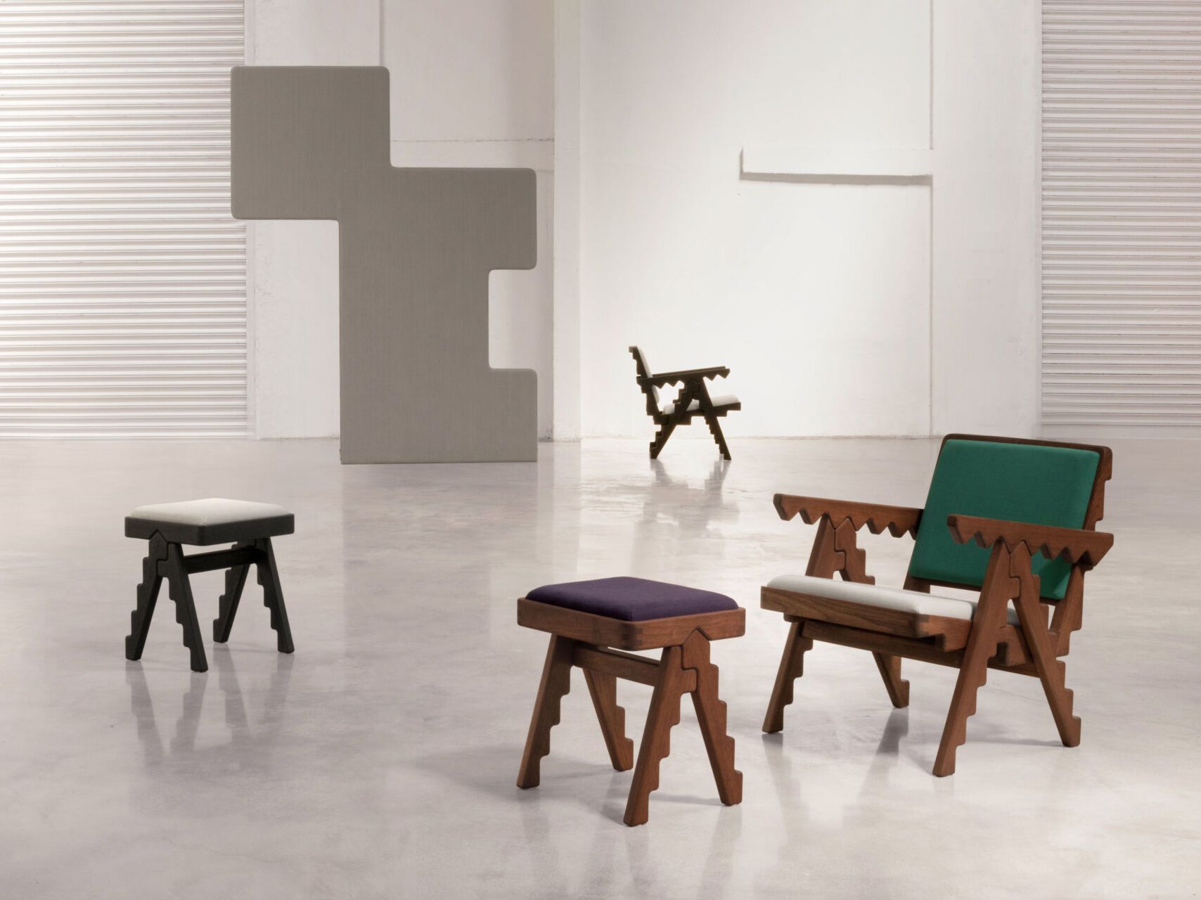 Кресло из тикового дерева с подлокотниками Phantom Hands PH + / Crocodile ARCH-00102471 - Вид №5