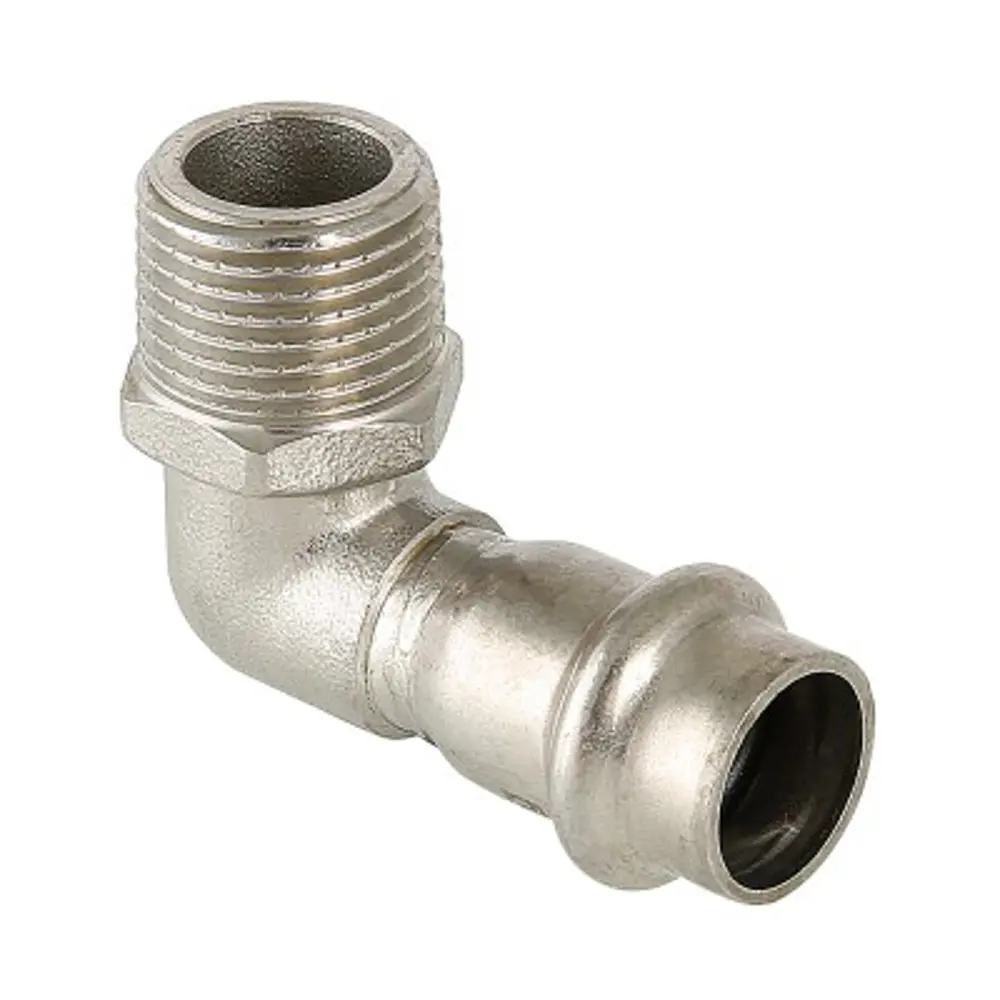 Угольник 90° Valtec наружная резьба 1/2"х18 мм нержавеющая сталь 88287846 STLM-2212028 