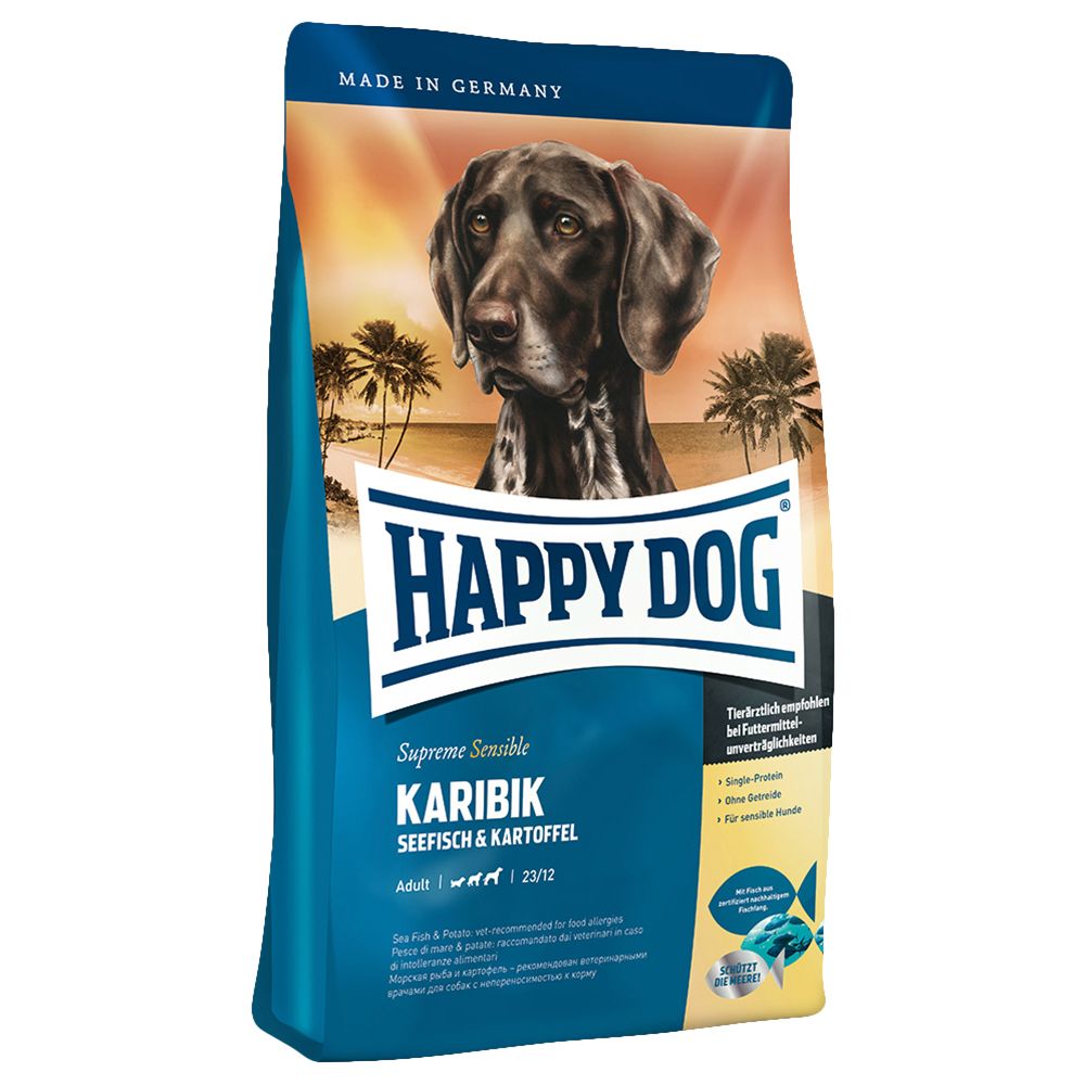 ПР0029247 Корм для собак Суприме Карибик морская рыба 1кг HAPPY DOG 