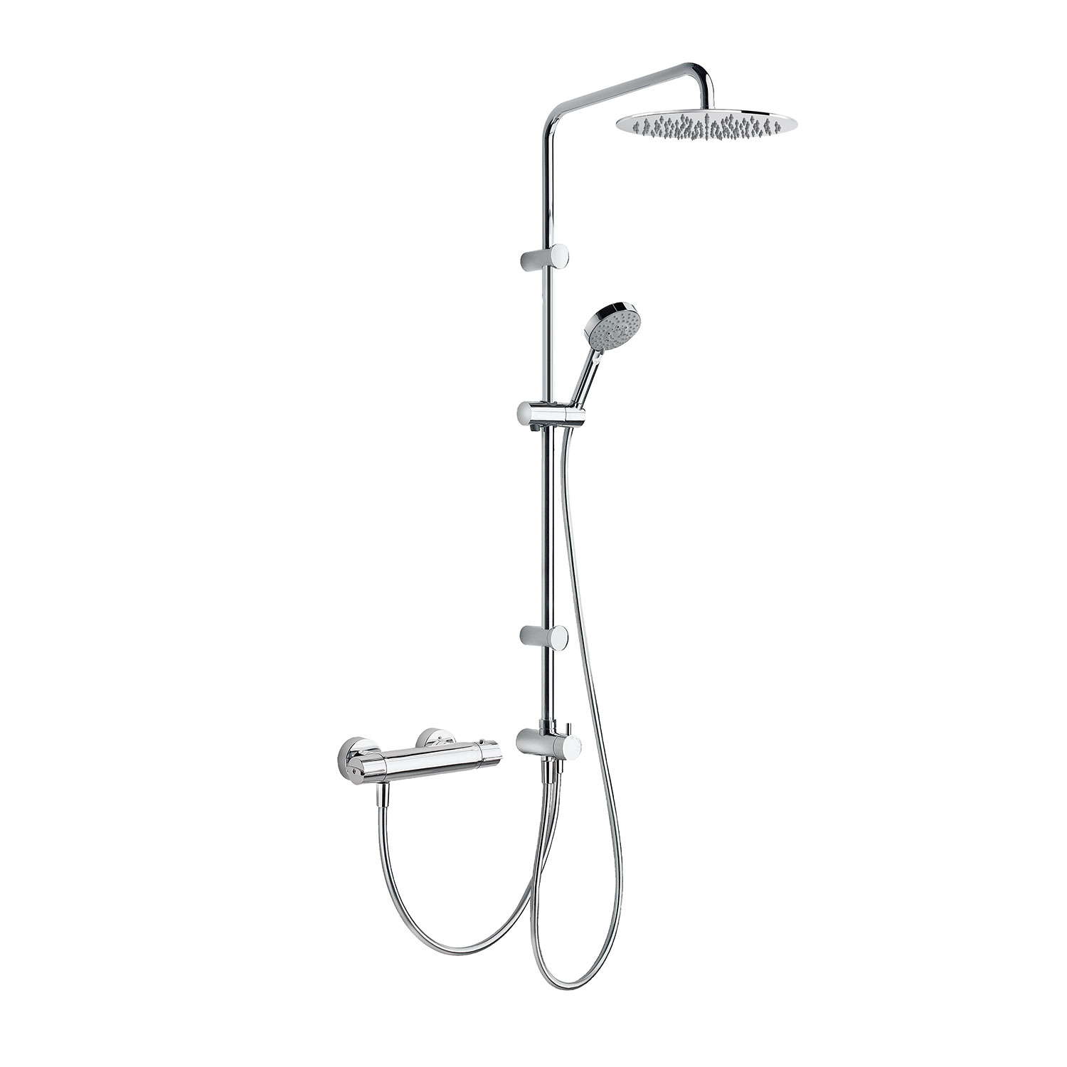 Набор настенных термостатических смесителей для душа TRESMOSTATIC с односторонним расположением -190387 TRES Thermostatic