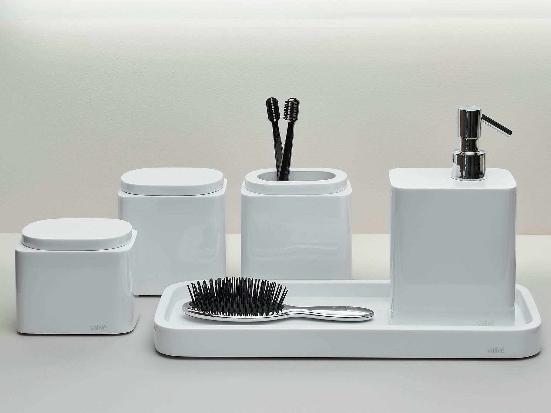 Держатель зубной щетки из смолы Vallvé набор ARCH-00046584 - Вид №1