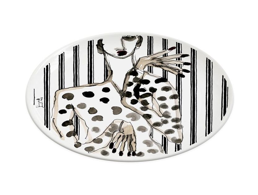 Kiasmo Керамическая тарелка Portrait K+mp5 - Вид №1