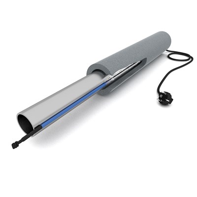 Danfoss Cаморегулируемые нагревательные кабели для системы антиобледенения и обогрева продуктопроводов DEVIpipeheat 10 кабель саморег.кат.1000м 98300017 