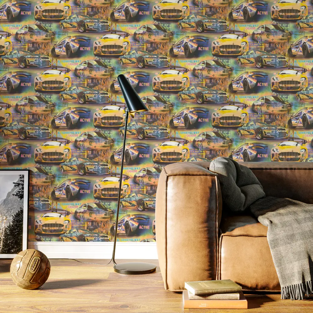 Обои флизелиновые Palitra Family Energies желтые 1.06 м FM71728-36 STLM-2180753 - Вид №4