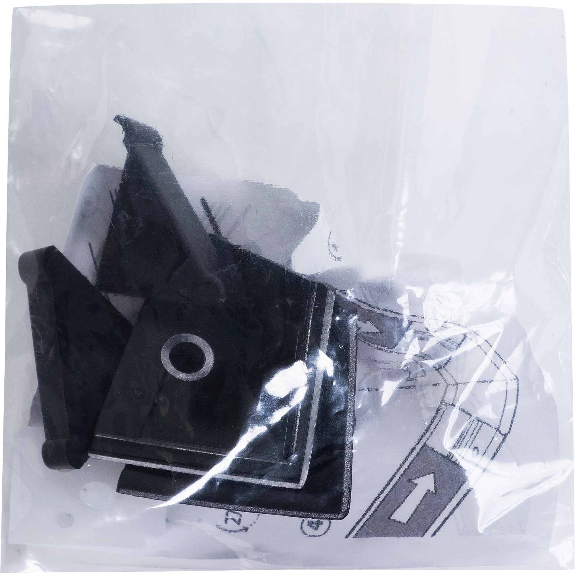 83548505 Комплект для установки плинтуса, цвет чёрный Santreyd  - Вид №3