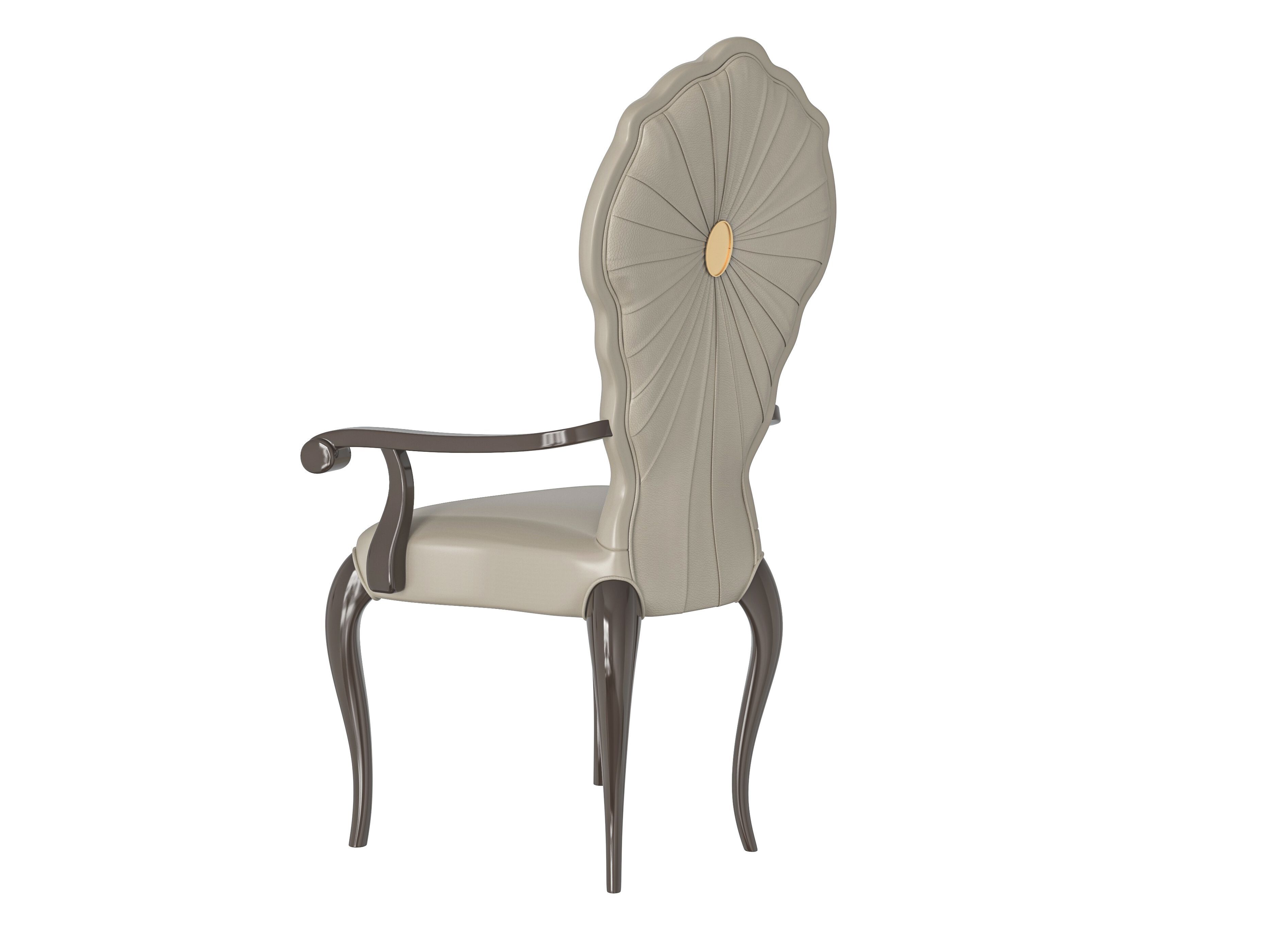 Кожаный стул с подлокотниками Modenese Luxury Interiors Royal ARCH-00042334 - Вид №2