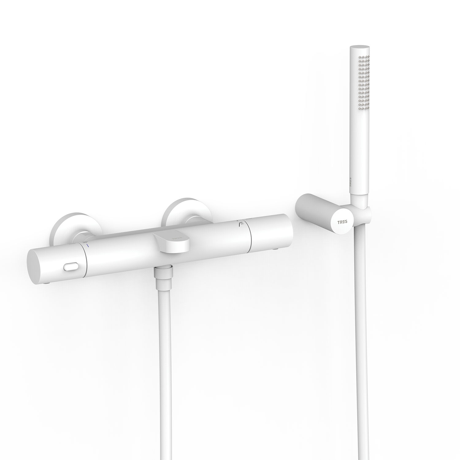 Настенный термостатический смеситель для ванны и душа-19017429BM TRES Thermostatic