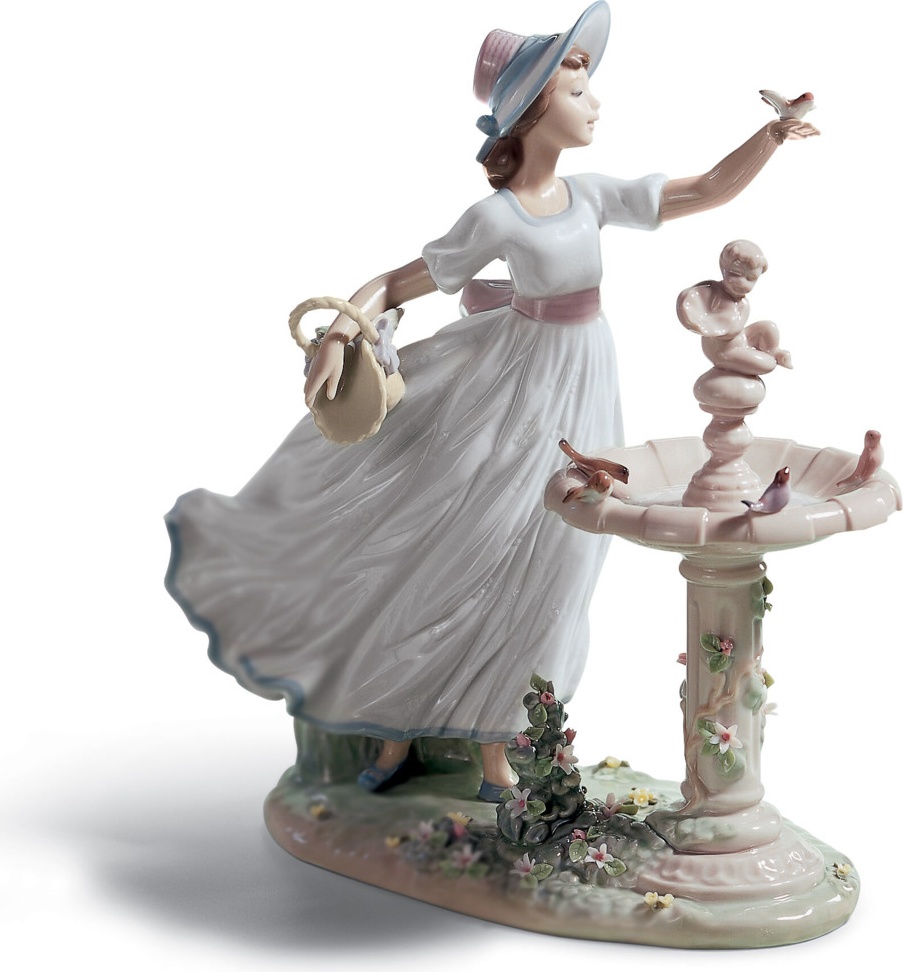 10669123 LLADRO Фигурка Lladro "Радуясь весне" 24х27см Фарфор Lladró 