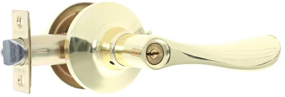 Ручка-защёлка AVERS с замком и фиксатором для межкомнатных дверей 82001729