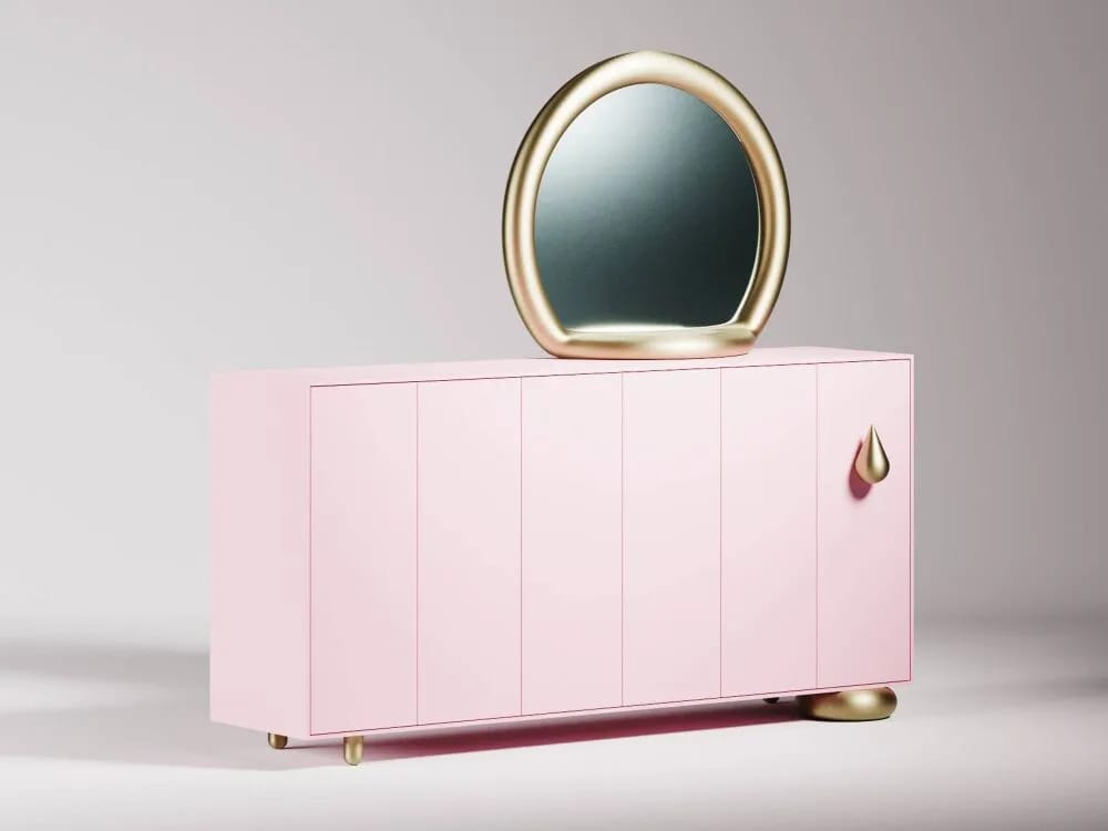 Шкаф из МДФ с распашными дверями Driade FREEZE ME ARCH-00098596