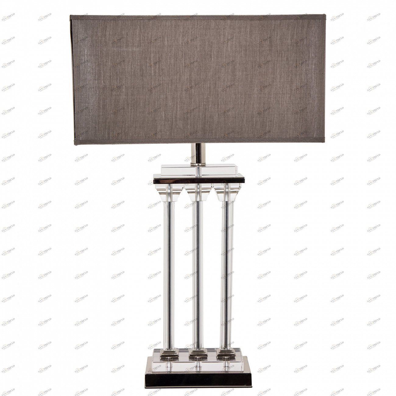 Настольная лампа Elin 5494 PUSHA ИНТЕРЬЕРНЫЕ 061756 Коричневый;хром 