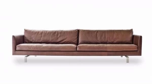 Montis Санный диван обтянут кожей Axel