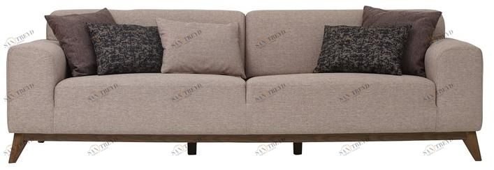 Enza Home 3-х местный тканевый диван Netha sun-id-1480062
