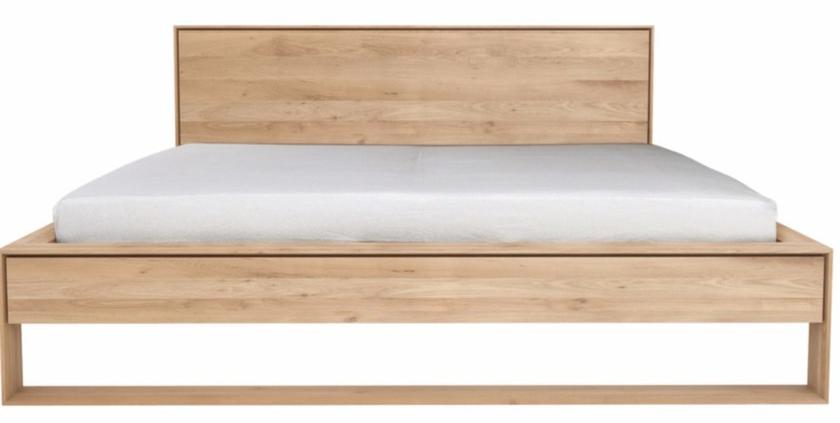 Ethnicraft Двуспальная кровать из дуба Oak nordic sun-id-1412335 - Вид №1