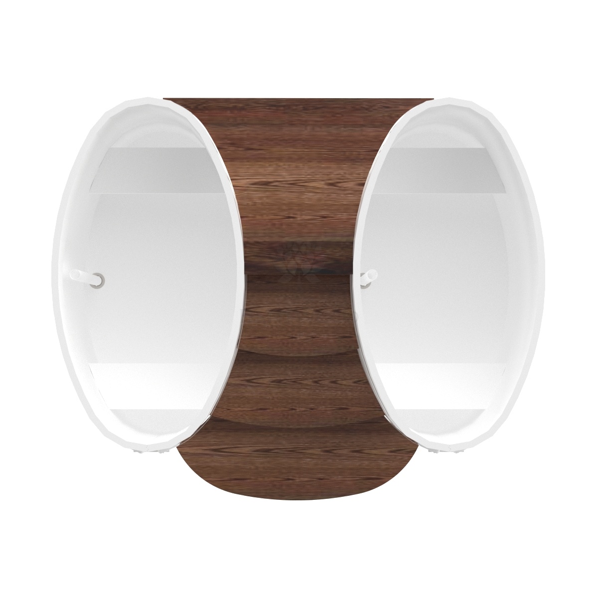 2071 Подиум на 2 купели 0,69х1,31 дуб мореный Alyarus  - Вид №2