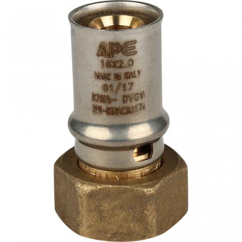 Муфта с накидной гайкой STOUT 16х1/2" под пресс SFP0016001216 - Вид №2