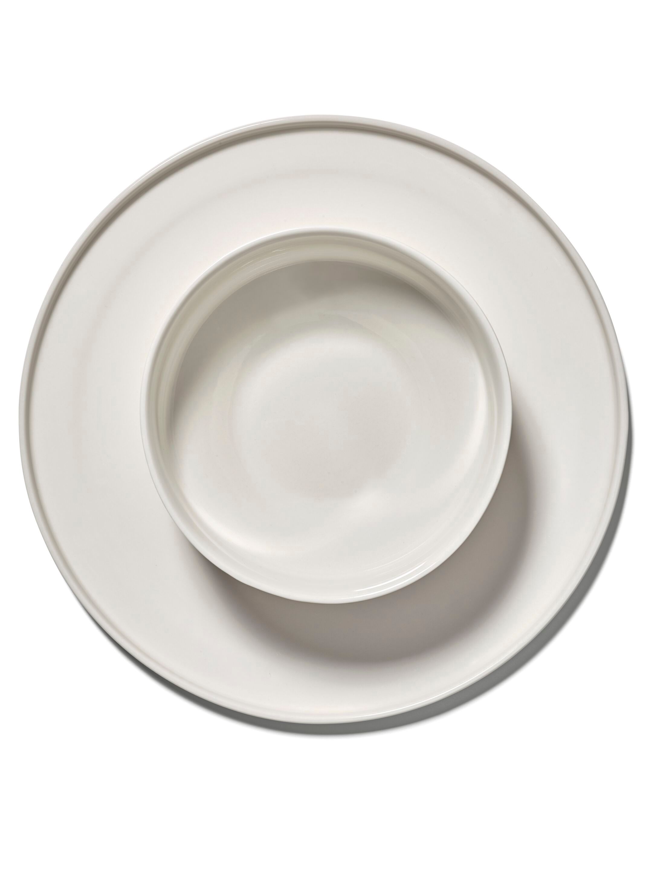 Круглая фарфоровая сервировочная тарелка Serax Dune ARCH-00064675 - Вид №5