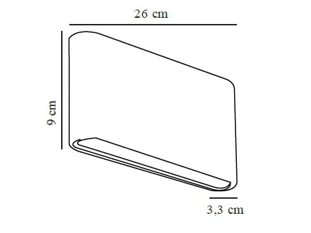 Алюминиевый светодиодный настенный светильник Nordlux Kinver ARCH-00124261 - Вид №3