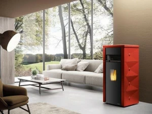 PALAZZETTI Пеллетная печь класса а + из керамики