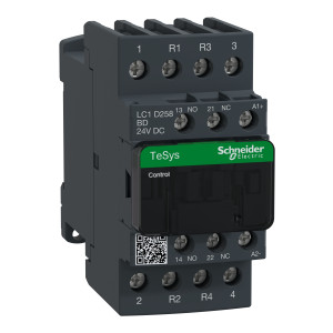 LC1D258BD Контактор LC1D 4P 40А 440/24В DC 22кВт Schneider Electric TeSys