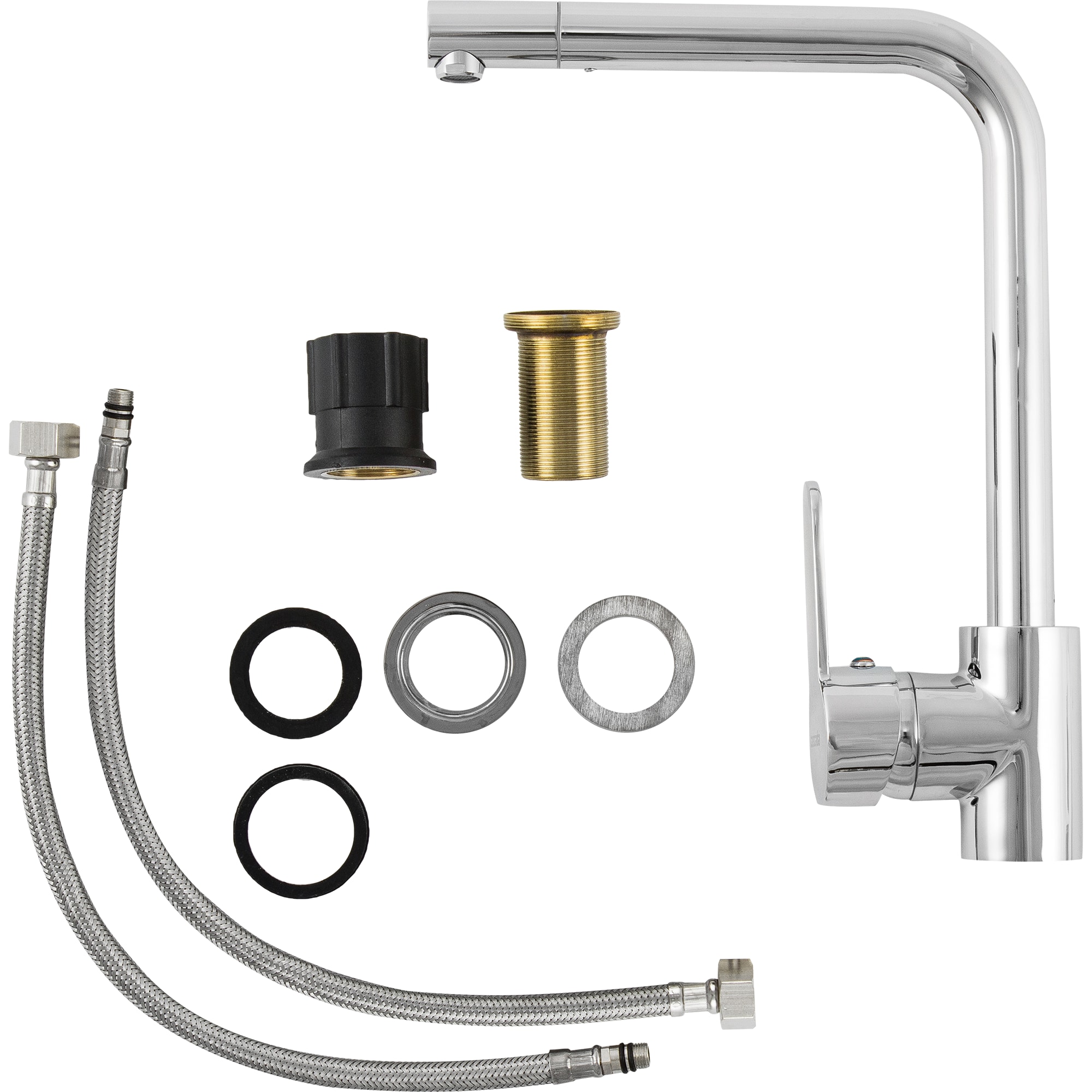 82126204 Смеситель для кухни Cascada Ronda, цвет хром Santreyd  - Вид №4