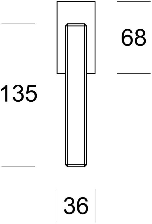 Ento Оконная ручка из латуни dk Shiny 6088 - Вид №1
