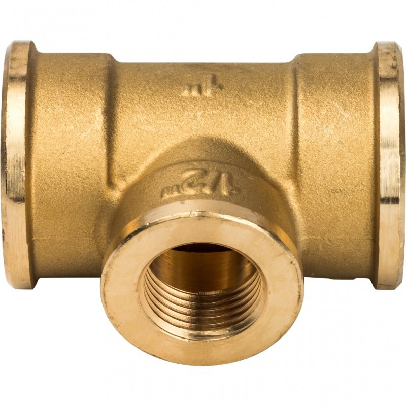 Тройник переходной ВР 1х1/2х1" латунь STOUT Santreyd SFT-0021-001121 - Вид №1