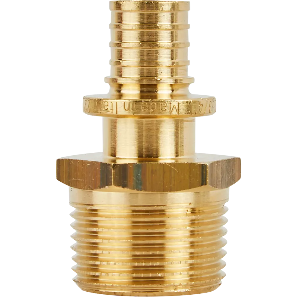 Переходник STOUT 16×3/4" для трубопроводов из никелированной латуни 82197776 STLM-0021687 - Вид №2