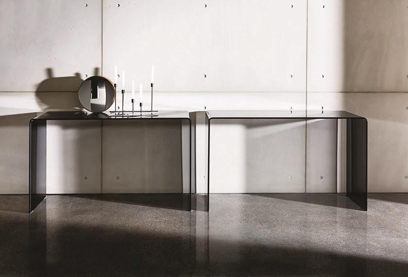 Sovet italia Прямоугольная стеклянная консоль Bridge sun-id-1394423 - Вид №1