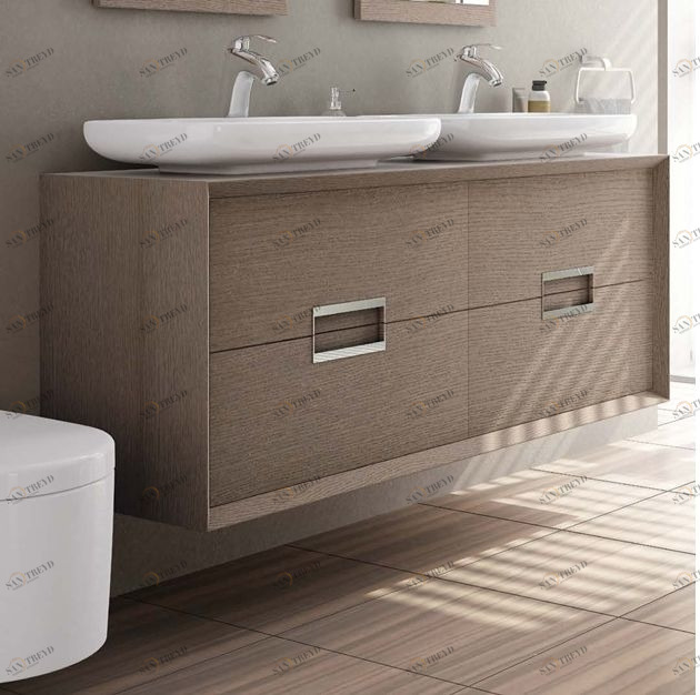 Avila Dos Тумба подвесная 150 см с раковинами NOVA Color R5 NOVUS Trendy 26072940120442NR5