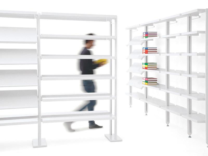 Diemmebi Модульный открытый книжный шкаф из листового металла Backup sun-id-1444426 - Вид №1