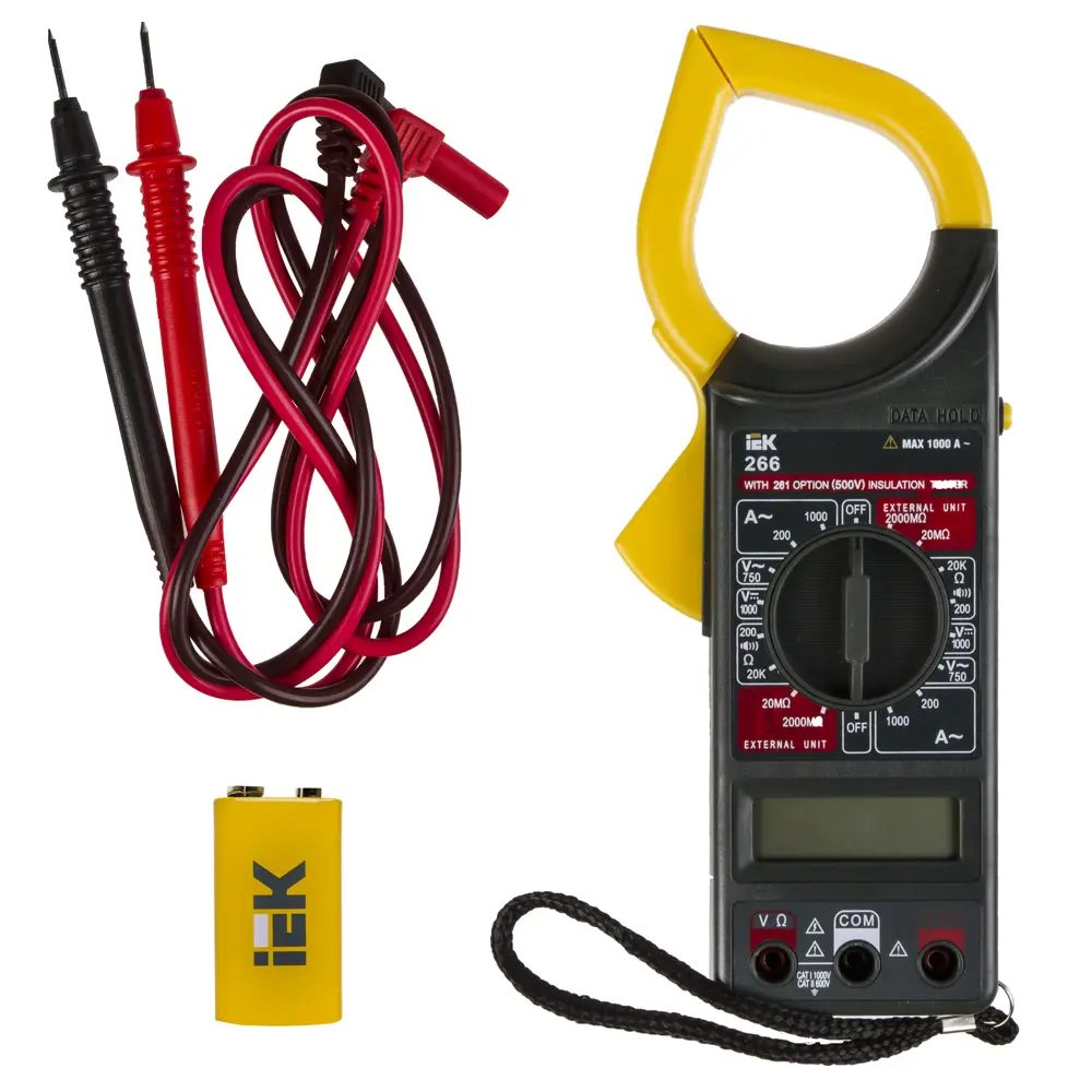Клещи токоизмерительные IEK Expert 266 STLM-2077793