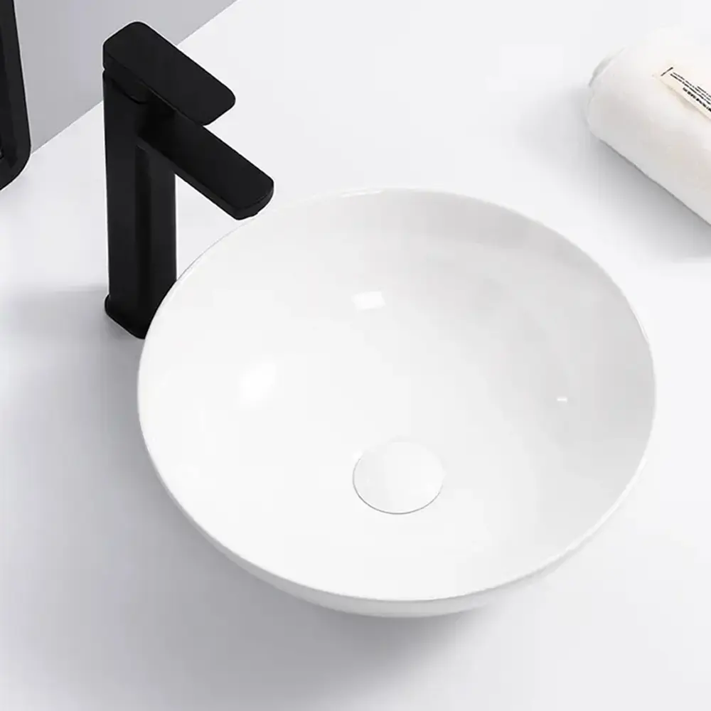 Sensea Essential — круглая керамическая раковина для современной ванной 85538218 STLM-1403880 - Вид №5