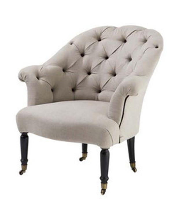 Кресло Montparnasse от Eichholtz EICHHOLTZ ДИЗАЙНЕРСКИЕ, EICHHOLTZ 062221 Серый  - Вид №1