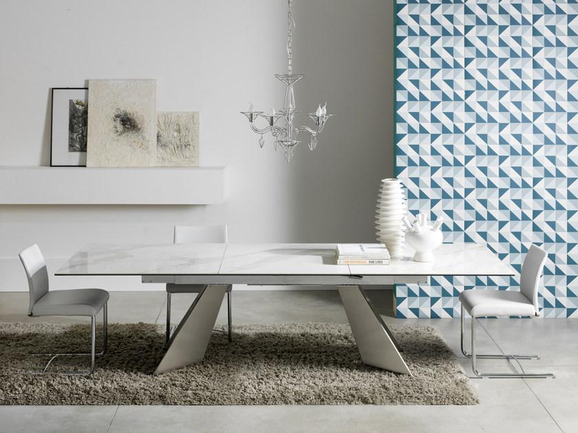 NAOS Раскладной прямоугольный керамический обеденный стол sun-id-1366378 - Вид №2